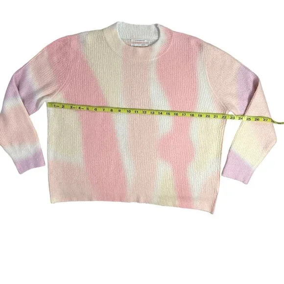 Anthropologie Women’s Knit Sweater Small Size Pink Pullover Soft Long Sleeves - Picture 9 of 10